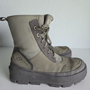 UGG Green and Gray High-Top Boots
